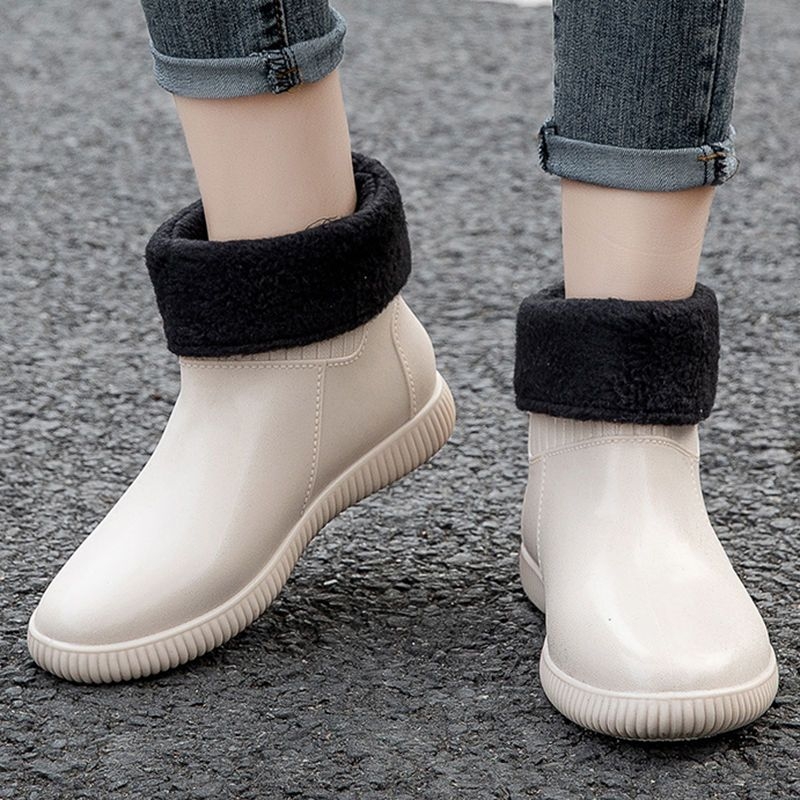 Női PVC esőcsizmák, alacsony szár, PVC felsőrész, felnőttek