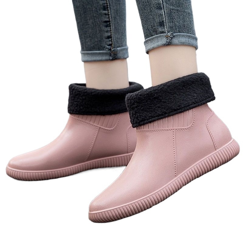 Női PVC esőcsizmák, alacsony szár, PVC felsőrész, felnőttek