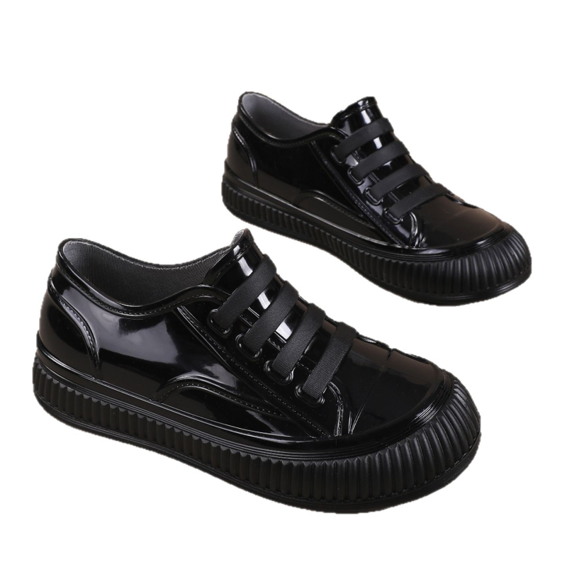 Cizme de ploaie pentru femei, partea superioară din PVC, talie joasă, patru sezoane, unisex