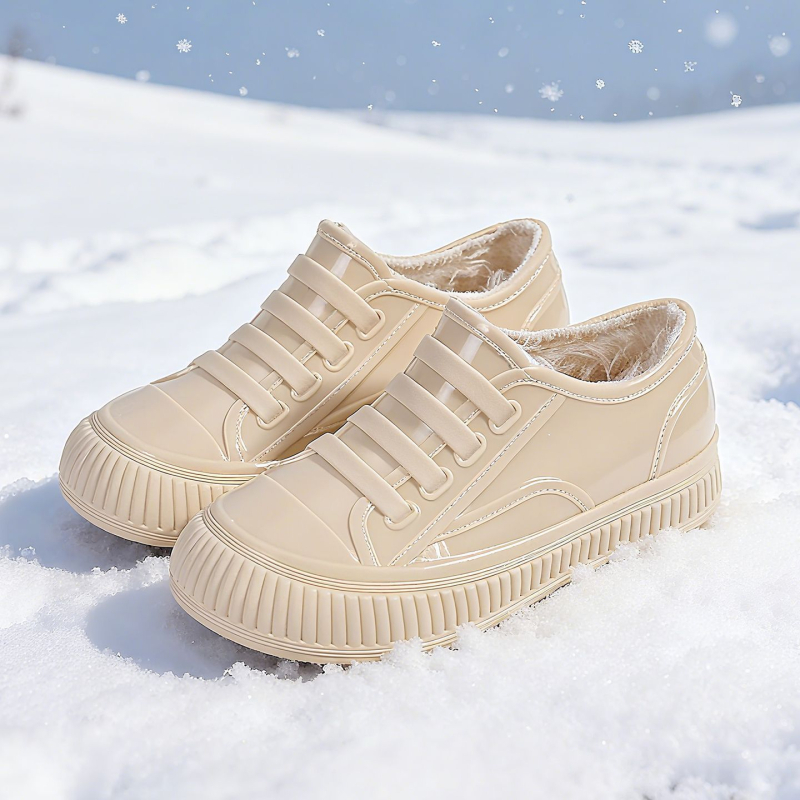 Cizme de ploaie pentru femei, partea superioară din PVC, talie joasă, patru sezoane, unisex