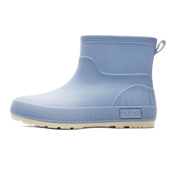Ženske PVC čizme za kišu, vodootporne, protuklizna potplat, niski gležanj, slip-on