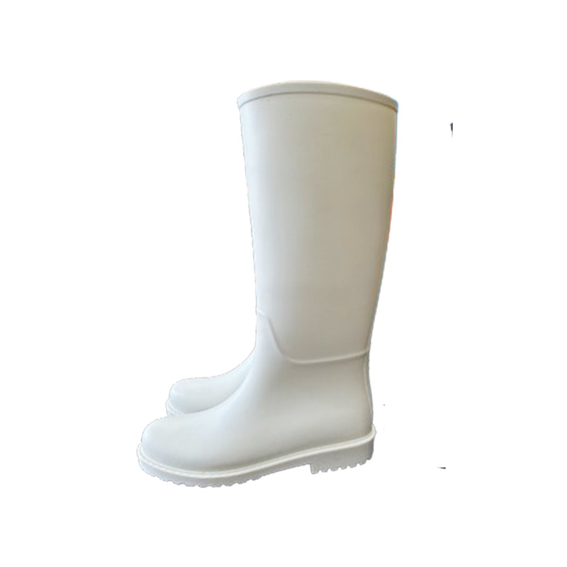 Ženske PVC čizme za kišu, visok šev, svakodnevni stil, niski potpetica 1–3 cm