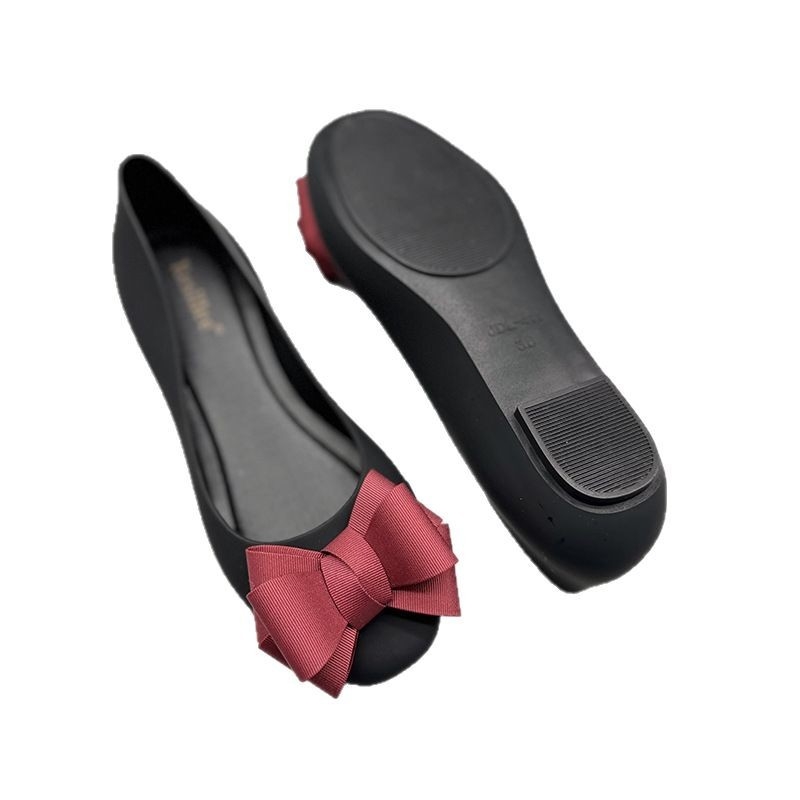 Női esőcipő — vízálló, csúszásmentes, alacsony felső rész, vastag talp, kényelmes textil felsőrész