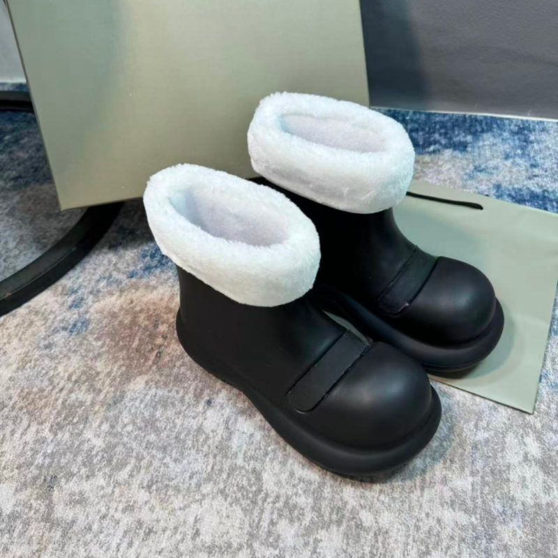 Ženske kišne čizme s EVA gornjim dijelom, fleece podstava, srednja visina potkoljenice, protuklizna potplata, peta 3–5 cm