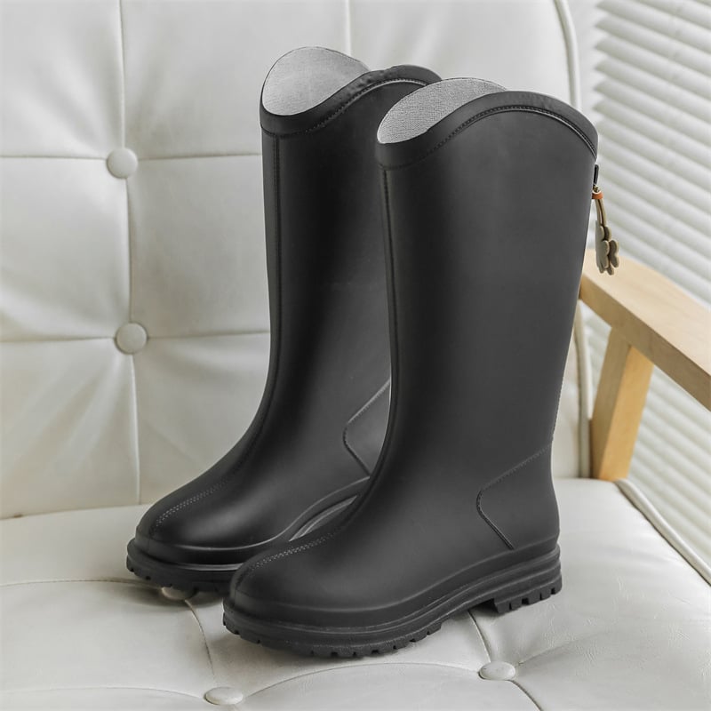 Ženske PVC čizme za kišu, srednje visine, niski potpetica 1–3 cm, za sva četiri godišnja doba