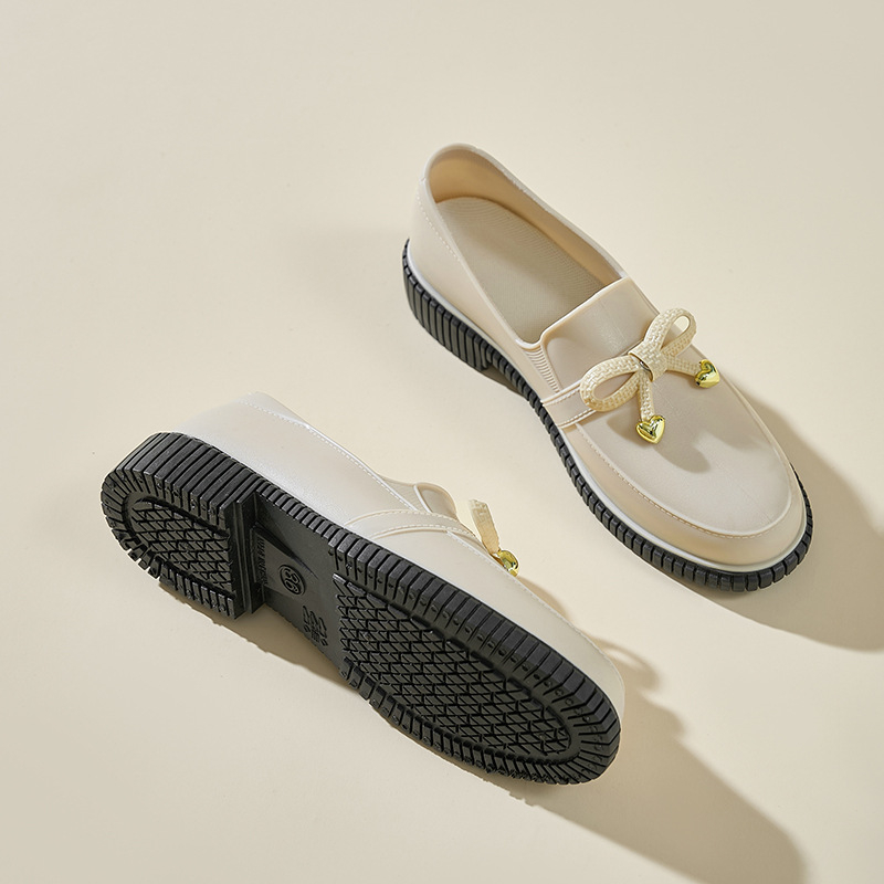 Ženske čizme za kišu od PVC-a, vodootporne, protuklizne, niski potpetice 1-3 cm, slip-on