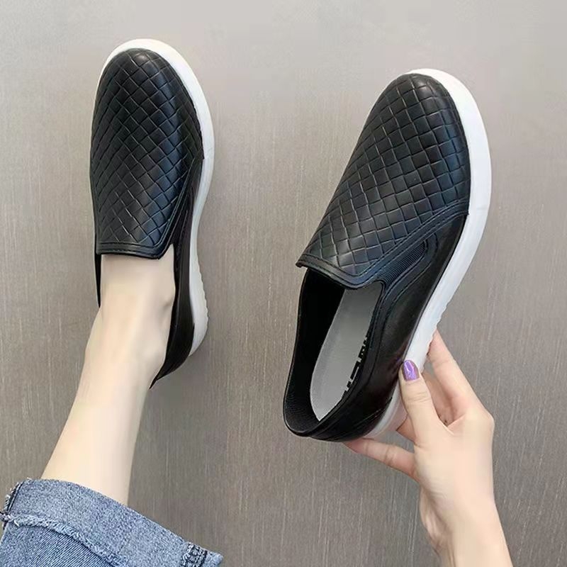 Juli Ženske PVC čizme za kišu, niski pet 1–3 cm, vodootporne, jednostavni uzorak, za sve sezone