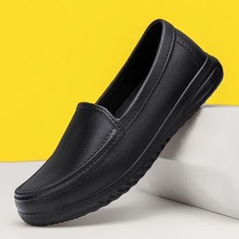 Női szakács cipő: olajálló, csúszásmentes, lábujjvédő, EVA könnyű, kényelmes munkacipő S015