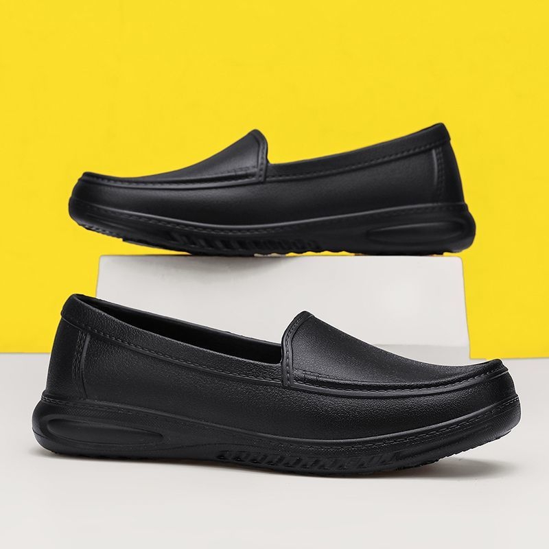 Női szakács cipő: olajálló, csúszásmentes, lábujjvédő, EVA könnyű, kényelmes munkacipő S015