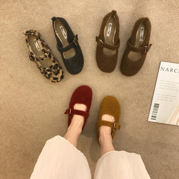 Ghete Mary Jane slip-on pentru femei, partea superioară din rășină Crosyile, căptușeală de catifea, până la genunchi, toc înalt (>8 cm), model solid