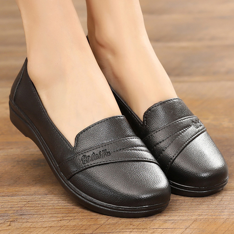 Pantofi de lucru pentru femei, pentru bucătărie și construcții, 4 sezoane, toc mic 1–3 cm, partea superioară din plastic