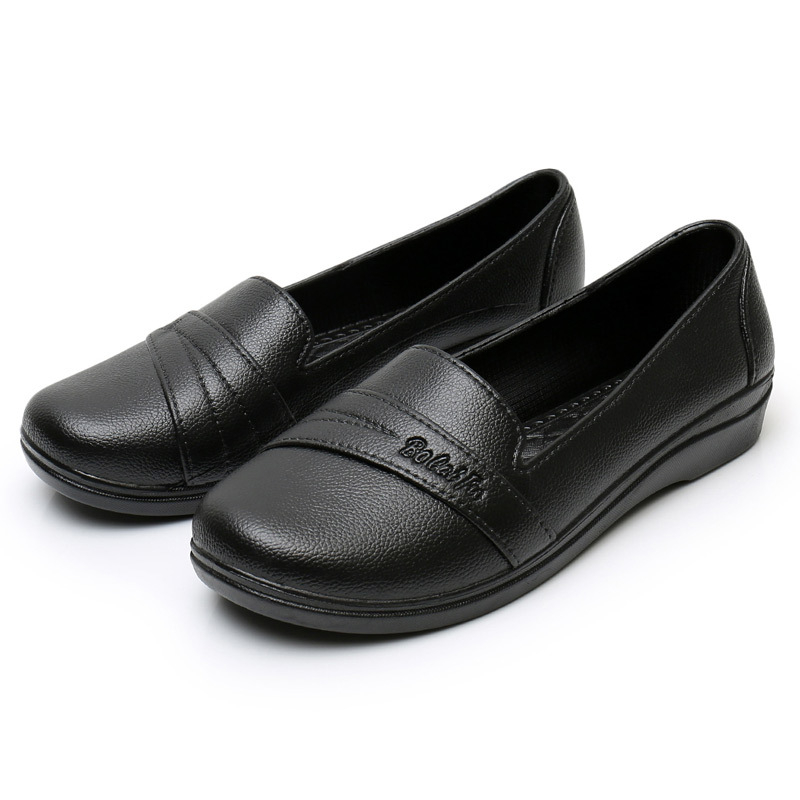 Pantofi de lucru pentru femei, pentru bucătărie și construcții, 4 sezoane, toc mic 1–3 cm, partea superioară din plastic