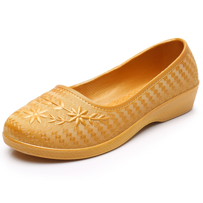 Pantofi de lucru pentru femei, pentru bucătărie și construcții, 4 sezoane, toc mic 1–3 cm, partea superioară din plastic