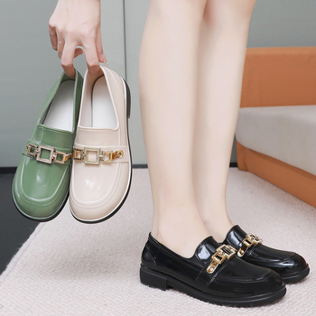 Ghete de ploaie pentru femei din PVC, talie joasă, culoare solidă, antiderapante, impermeabile