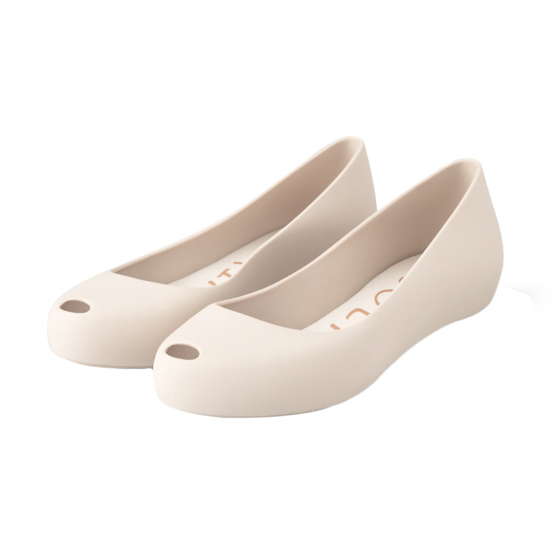 Cizme de ploaie pentru femei din PVC, cu design bot de pește – impermeabile, antiderapante, talpă cu înălțime încorporată