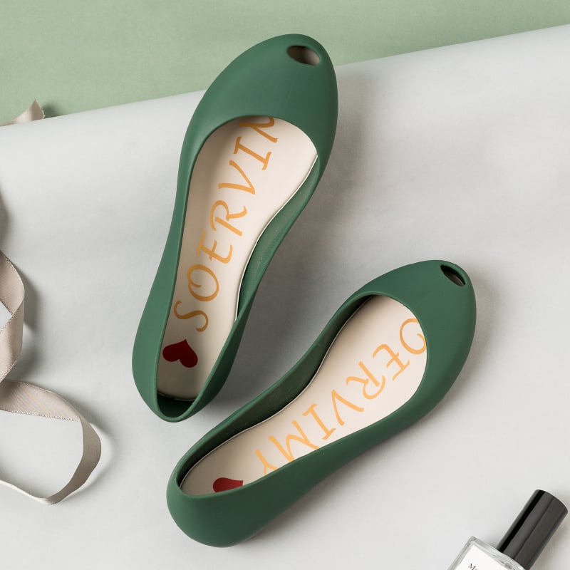 Cizme de ploaie pentru femei din PVC, cu design bot de pește – impermeabile, antiderapante, talpă cu înălțime încorporată