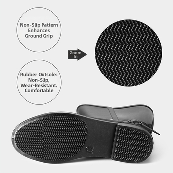 Ženske kišne čizme do koljena od PVC-a, vodootporne, s kopčom za zatvaranje, niski pet 1–3 cm