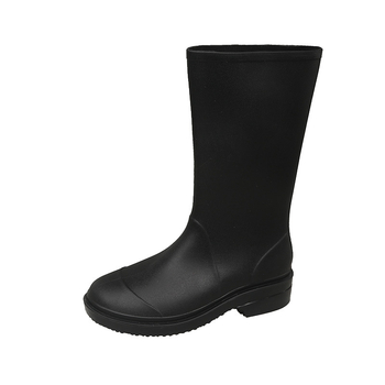 Cizme de ploaie pentru femei, PVC, înălțime medie la tibie, anti-derapare, impermeabile, rezistente la uzură