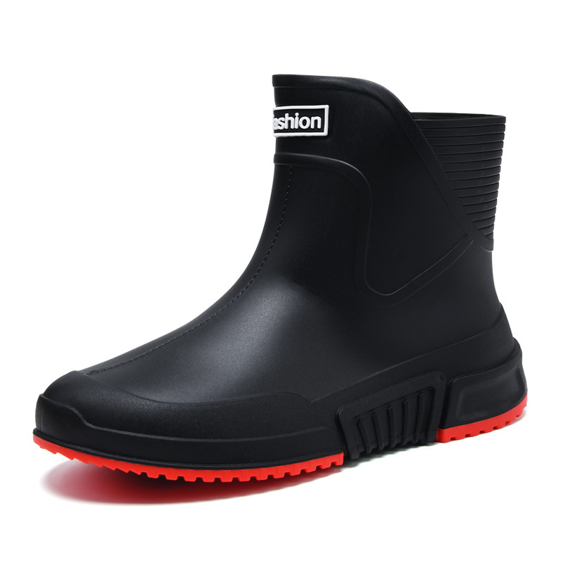 Ženske kišne čizme EVA, prozračne, vodootporne, protuklizne, četiri sezone, niska peta (1–3 cm)