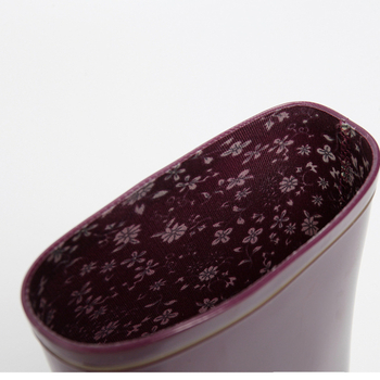 Cizme de ploaie pentru femei din PVC, până la mijlocul gambelor, stil grădină, culoare uni, toc plat, Rain Shepherd