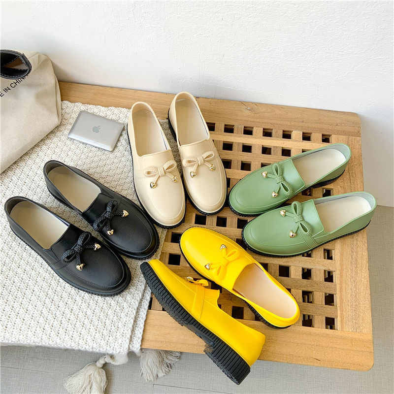 Ženske PVC čizme za kišu, niski štit, slip-on, za sve sezone