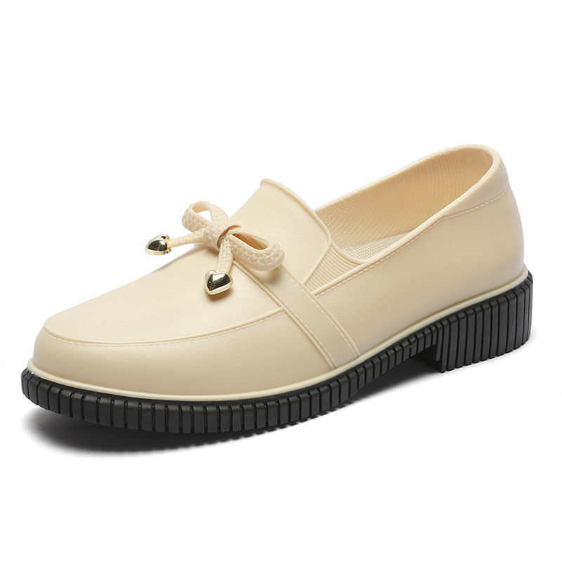 Ženske PVC čizme za kišu, niski štit, slip-on, za sve sezone