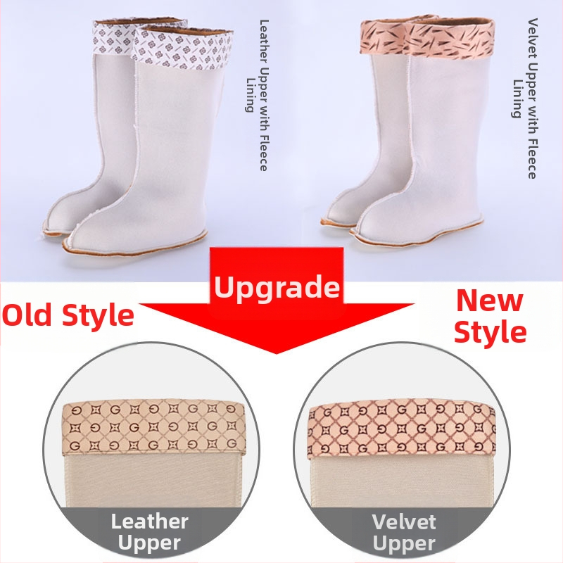 Γυναικείες ψηλές μπότες βροχής από PVC, αδιάβροτες, ανθεκτικές στη φθορά, αντιολισθητικές, με χαμηλό τακ 1-3 cm