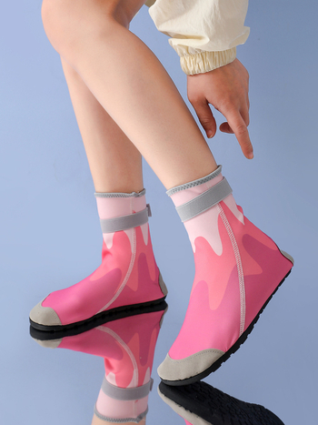 Pantofi unisex pentru drumeții pe râu, cu înălțime mare — respirabili, talpă din cauciuc antiderapant, parte superioară din Lycra, închidere Velcro