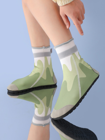 Pantofi unisex pentru drumeții pe râu, cu înălțime mare — respirabili, talpă din cauciuc antiderapant, parte superioară din Lycra, închidere Velcro