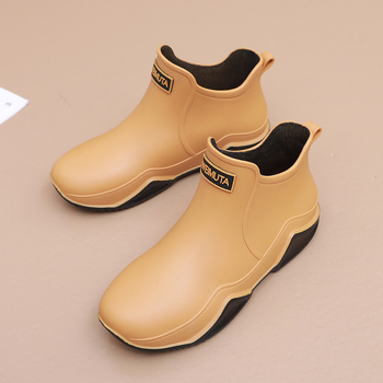 Unisex PVC čizme za kišu, niski kroj, protuklizne, vodootporne, za sve sezone, kratke čizme