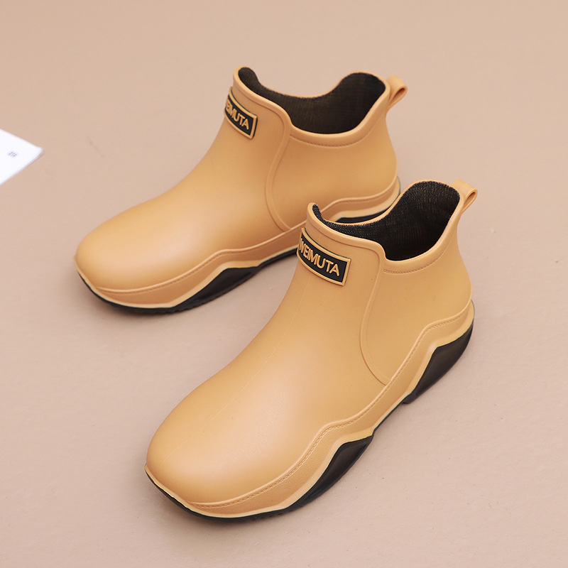 Unisex PVC čizme za kišu, niski kroj, protuklizne, vodootporne, za sve sezone, kratke čizme