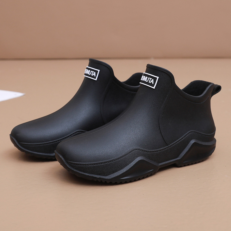 Unisex PVC čizme za kišu, niski kroj, protuklizne, vodootporne, za sve sezone, kratke čizme