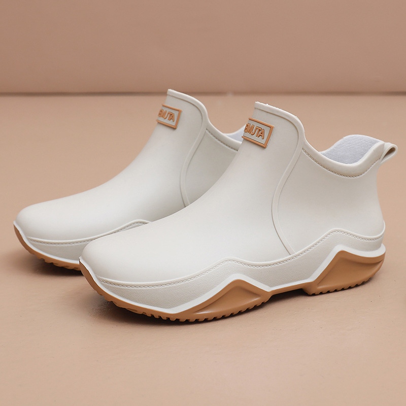 Unisex PVC čizme za kišu, niski kroj, protuklizne, vodootporne, za sve sezone, kratke čizme