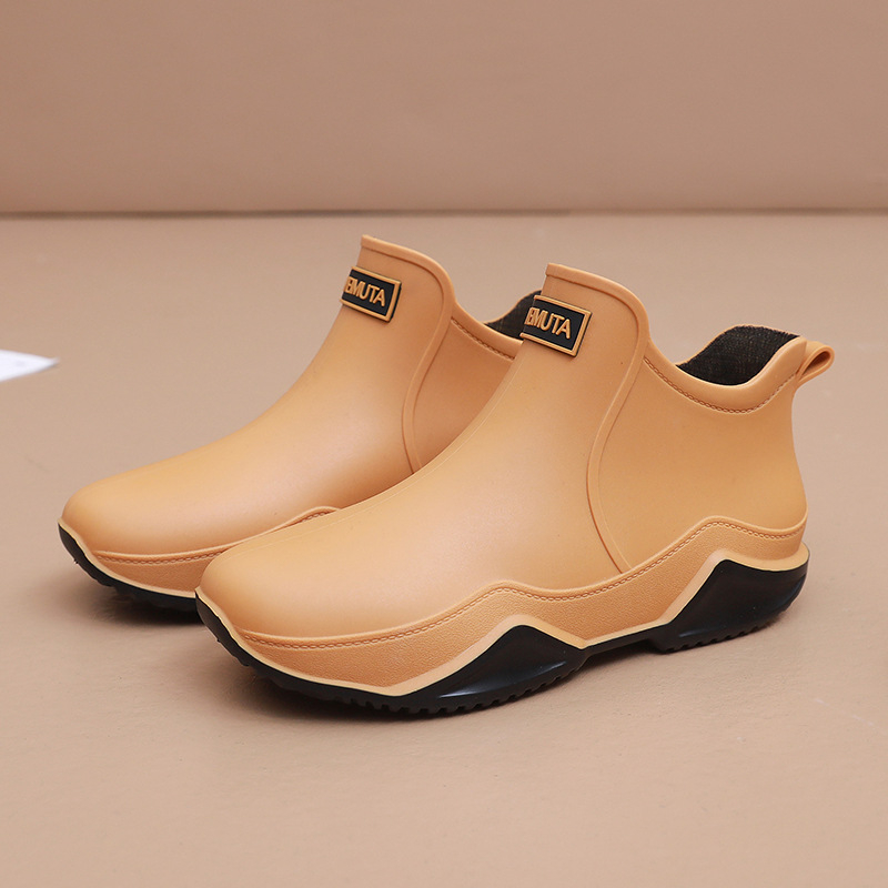 Unisex PVC čizme za kišu, niski kroj, protuklizne, vodootporne, za sve sezone, kratke čizme