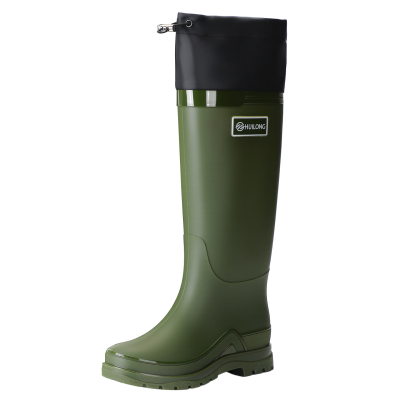 Γυναικείες γαλότσες βροχής μέχρι το γόνατο, PVC επάνω, αδιάβροχες, αντιολισθητικές, με ανθεκτική σόλα