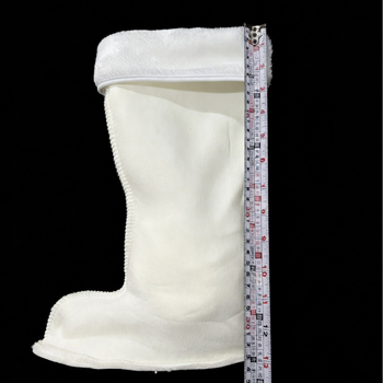 Overshoe pentru femei iarnă, cu căptușeală, tub înalt, partea superioară din bumbac, toc plat