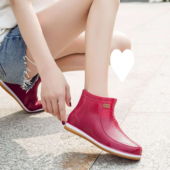 Ghete de ploaie pentru femei, partea superioară din PVC, înălime peste genunchi, pentru adulți, toamnă și iarnă