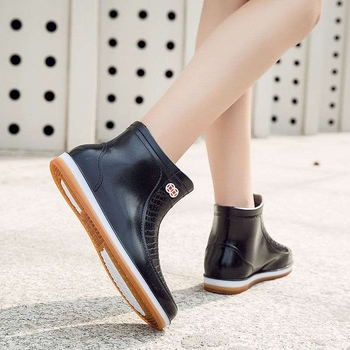 Ghete de ploaie pentru femei, partea superioară din PVC, înălime peste genunchi, pentru adulți, toamnă și iarnă