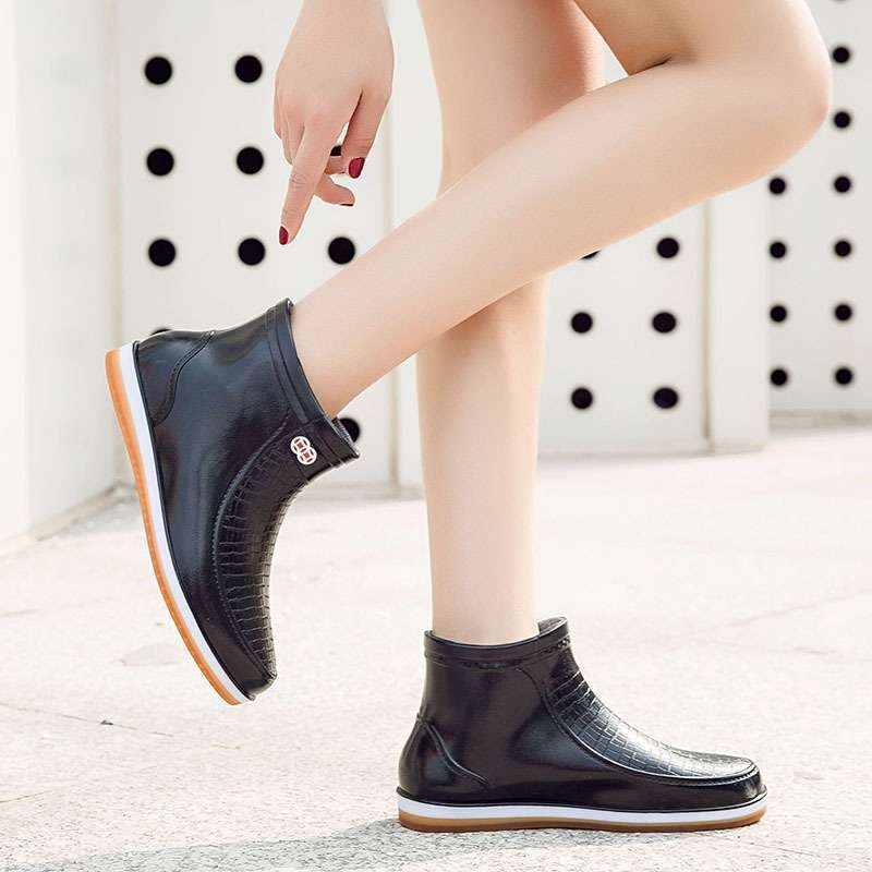 Ghete de ploaie pentru femei, partea superioară din PVC, înălime peste genunchi, pentru adulți, toamnă și iarnă