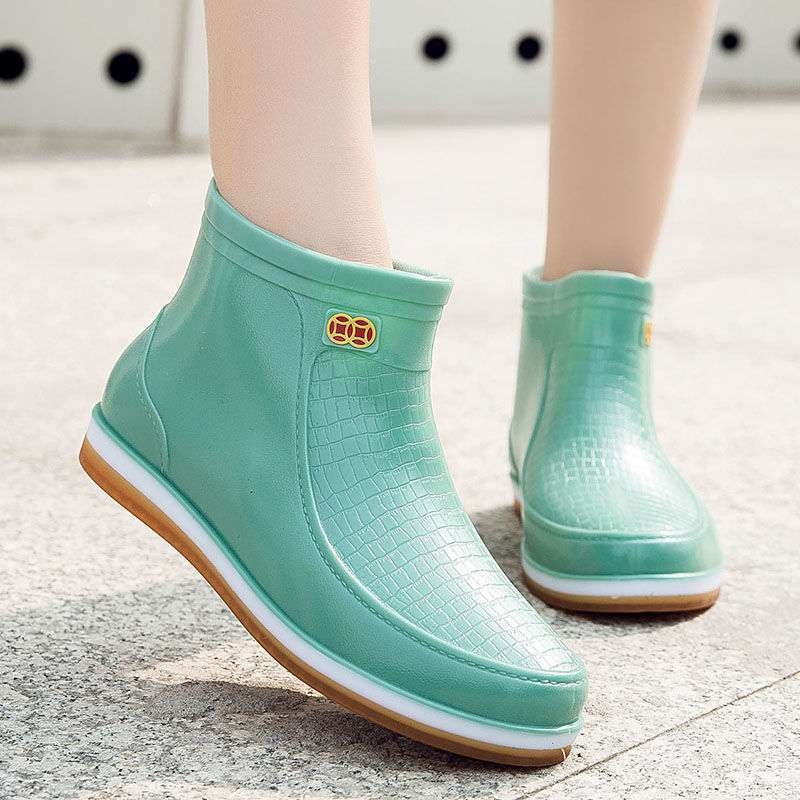 Ghete de ploaie pentru femei, partea superioară din PVC, înălime peste genunchi, pentru adulți, toamnă și iarnă