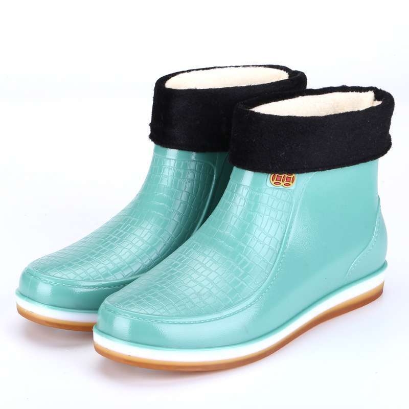 Ghete de ploaie pentru femei, partea superioară din PVC, înălime peste genunchi, pentru adulți, toamnă și iarnă