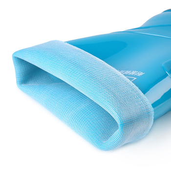 Ghete de ploaie pentru femei, partea superioară din PVC, înălțime până la gambe, grosime standard