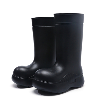 Ženske PVC cipele za kišu sa slip-on, visokim gornjim dijelom – standardna debljina, proljeće/jesen/zima