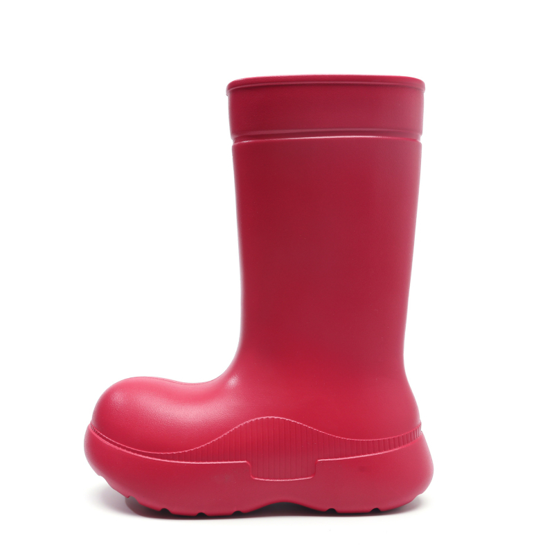 Ženske PVC cipele za kišu sa slip-on, visokim gornjim dijelom – standardna debljina, proljeće/jesen/zima