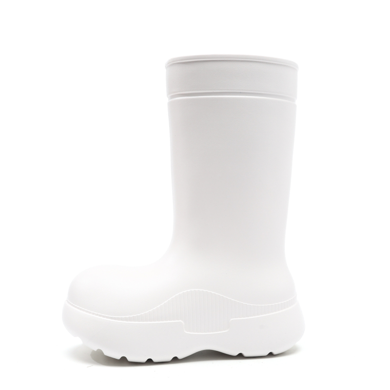 Ženske PVC cipele za kišu sa slip-on, visokim gornjim dijelom – standardna debljina, proljeće/jesen/zima
