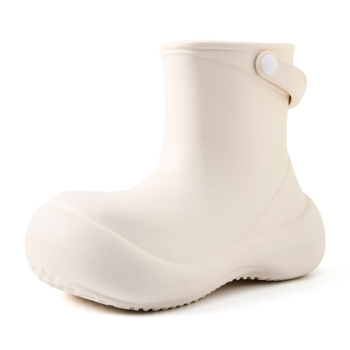 Cizme de ploaie pentru femei, înălțime medie, partea superioară EVA, impermeabile și respirabile, talpă antiderapantă, talpă groasă
