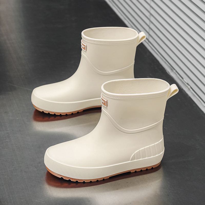 Cizme de ploaie pentru femei, PVC, talie joasă, pentru toate anotimpurile