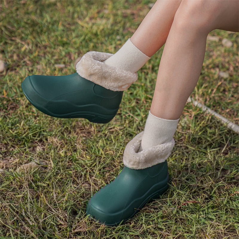 Γυναικείες μπότες βροχής PVC, χαμηλό ύψος σωλήνα, αδιάβροτες, αντιολισθητικές, για όλες τις εποχές