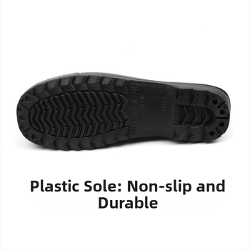 Back Force ženske PVC čizme za kišu s protukliznim đonom, kratka visina gležnja, niski pet 1–3 cm, za sve sezone