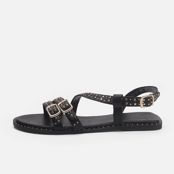 Van Lane sandale s kaišem - gornji dio PU, gumeni đon, okrugli vrh prsta, kopča za kaiš, retro stil